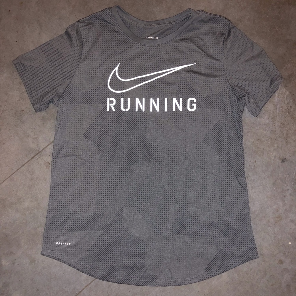 Grey Nike Running top